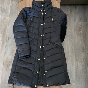 black Michael kors puffer jacket
